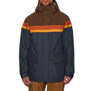 Navy and Yellow Snowboarding/ Ski Jacket and Pants